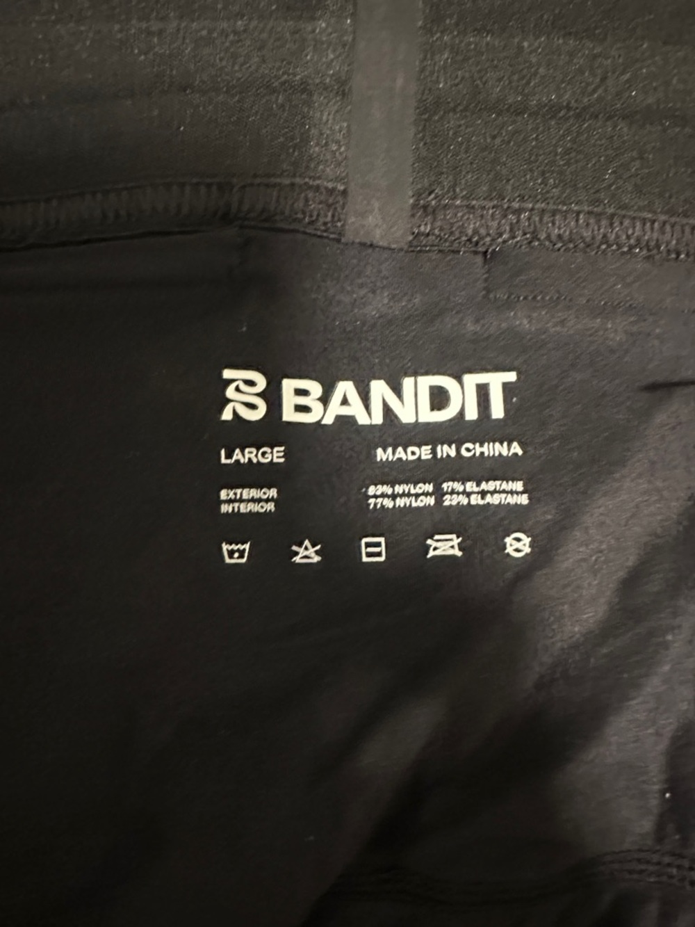 Bandit Men's Black Athletic Running Short - Picture 2 of 3
